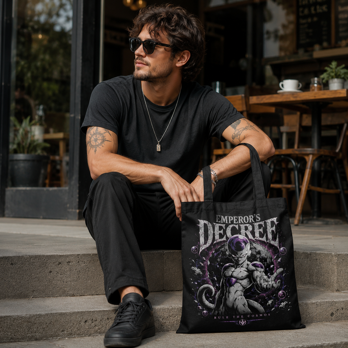 Frieza Dragon Ball Anime Canvas Tote Bag - Emperor's Decree