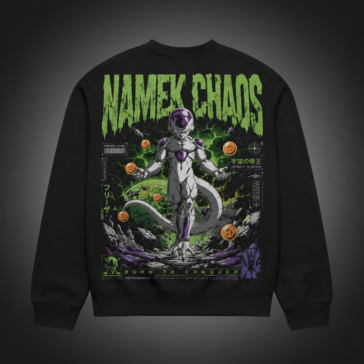 Frieza Dragon Ball Anime Sweatshirt - Namek Chaos