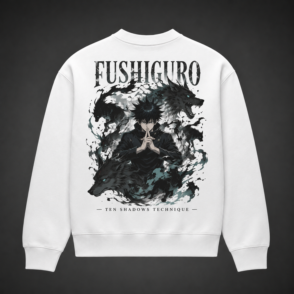 Fushiguro Megumi Jujutsu Kaisen Anime Sweatshirt - Ten Shadows Technique