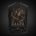 Gaara Naruto Anime Tank Top - Control The Storm Acid Wash Vest