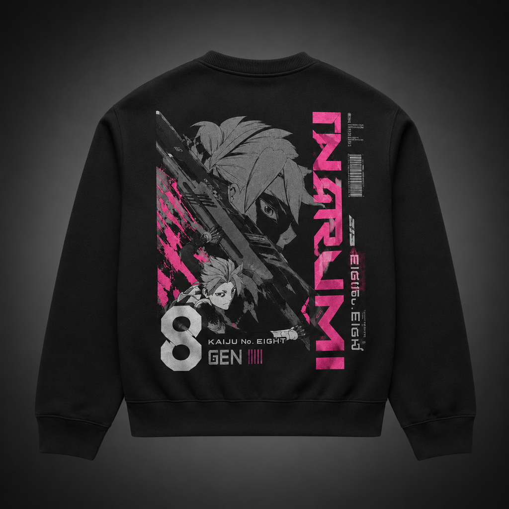 Gen Narumi Kaiju No. 8 Anime Sweatshirt - Narumi Gen Eight