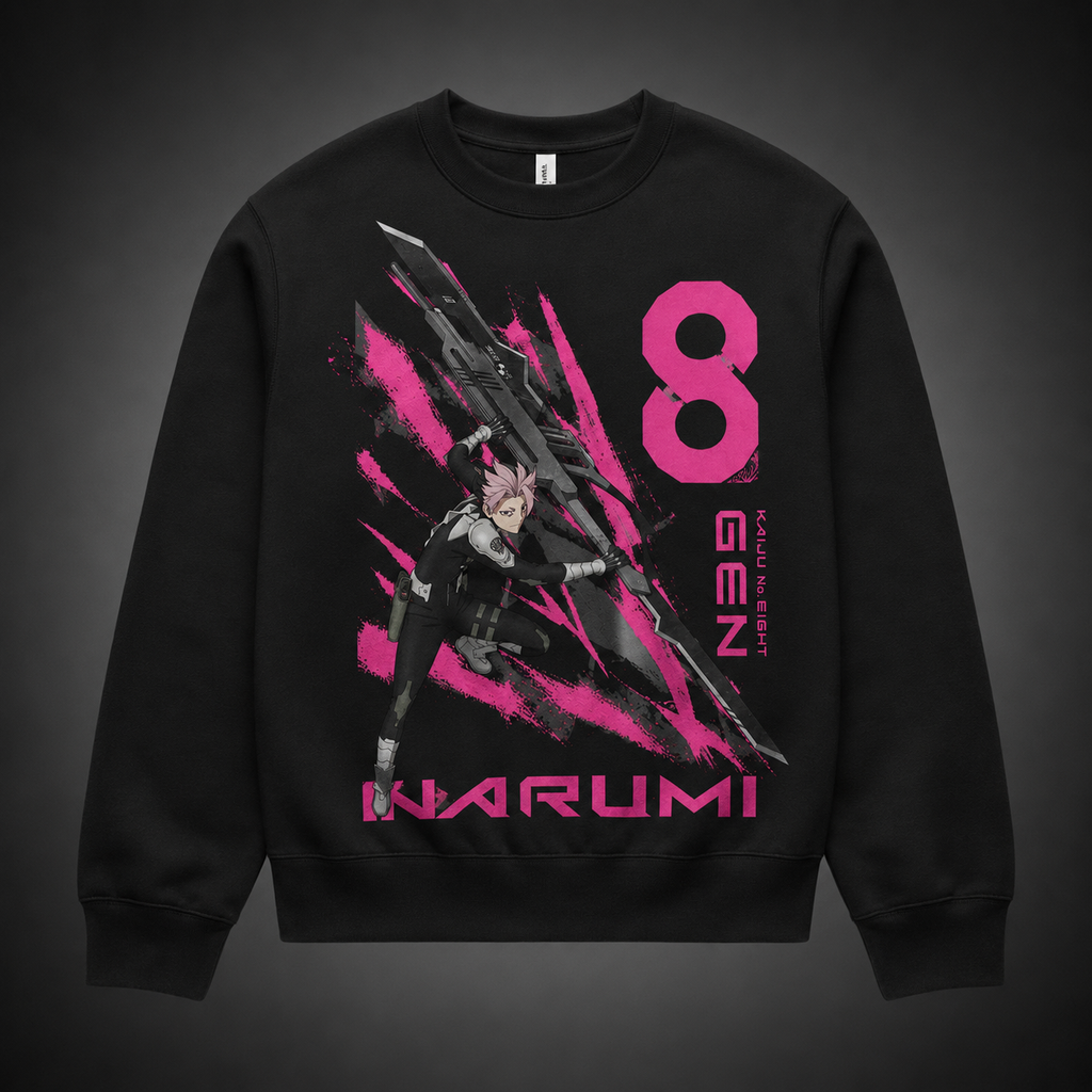 Gen Narumi Kaiju No. 8 Anime Sweatshirt - Narumi Gen Eight