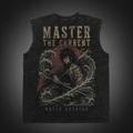 Giyu Tomioka Demon Slayer Anime Tank Top - Master The Current Acid Wash Vest