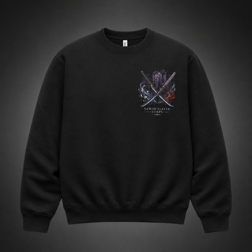 Giyu Tomioka, Shinobu Kocho, Kyojuro Rengoku, Tanjiro Kamado Demon Slayer Anime Sweatshirt - Hashira Legacy