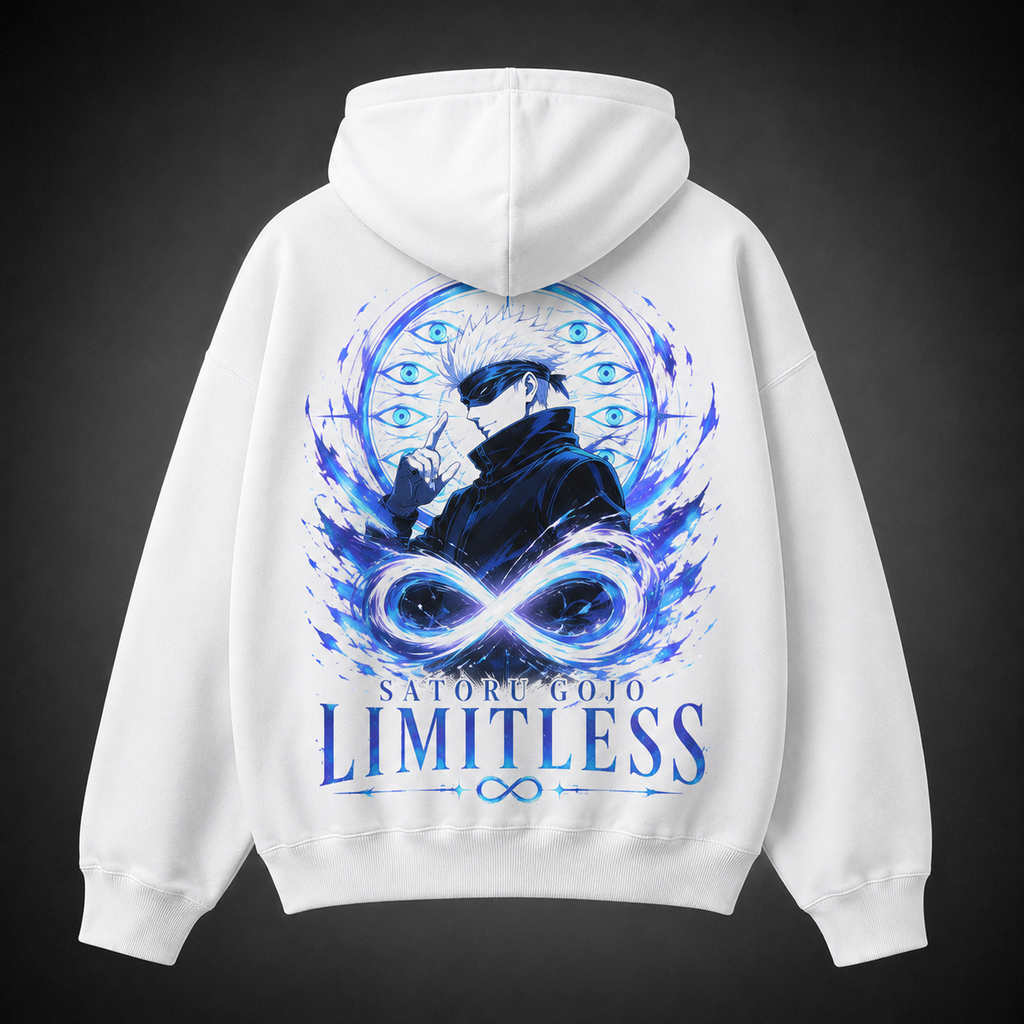 Gojo Satoru Jujutsu Kaisen Anime Hoodie - Limitless Infinity