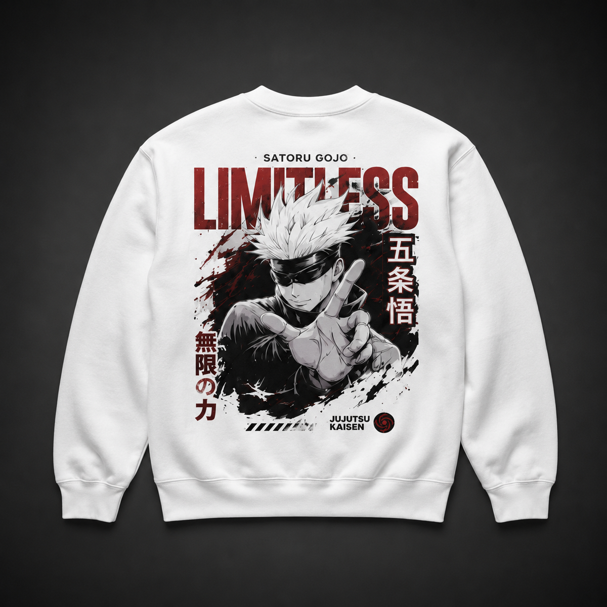 Gojo Satoru Jujutsu Kaisen Anime Sweatshirt - Limitless Power