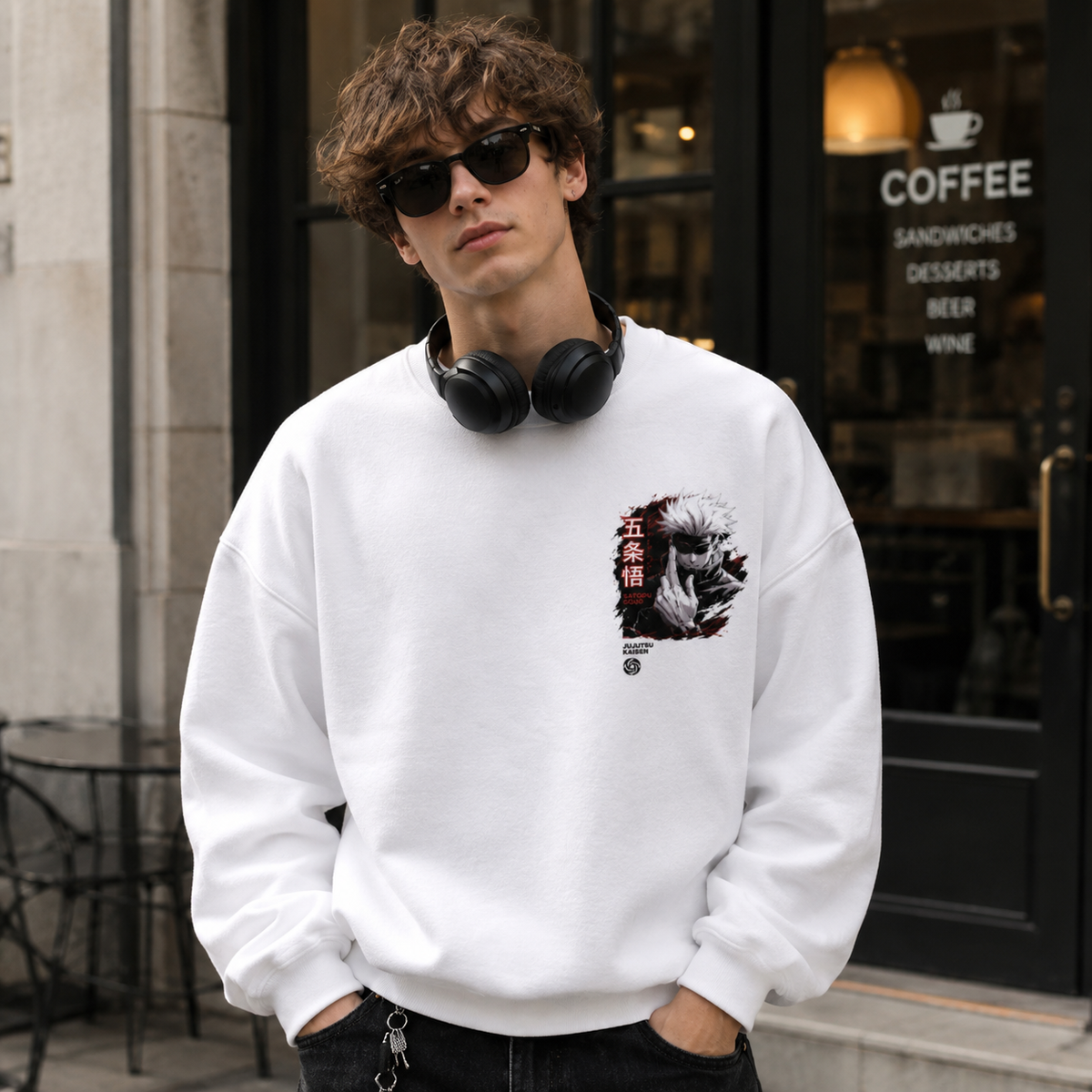 Gojo Satoru Jujutsu Kaisen Anime Sweatshirt - Limitless Power