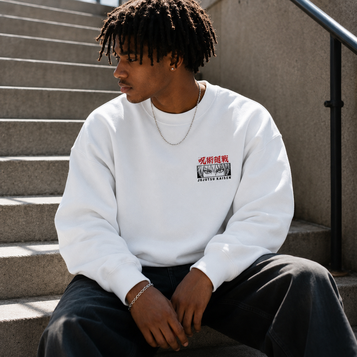 Gojo Satoru Jujutsu Kaisen Anime Sweatshirt - Satoru Gojo Panels