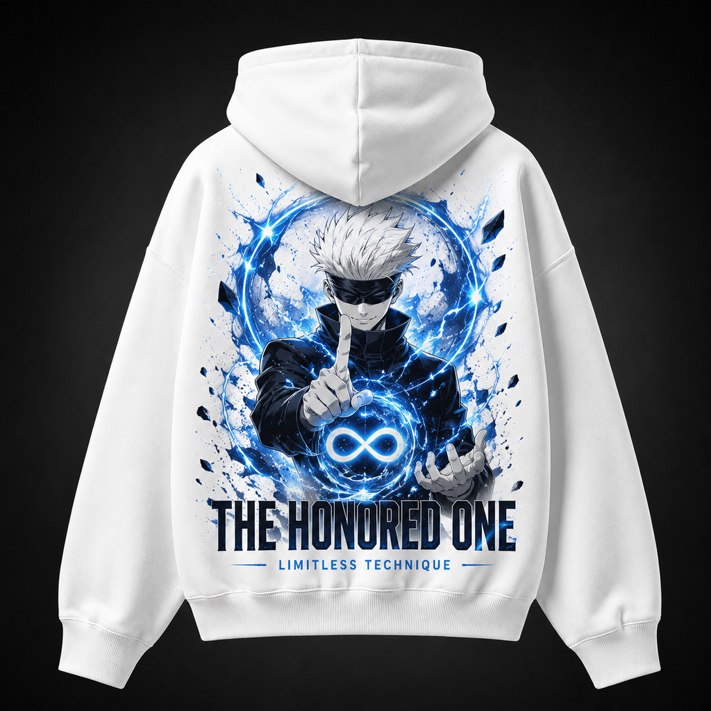 Gojo Satoru Jujutsu Kaisen Anime Hoodie - The Honored One