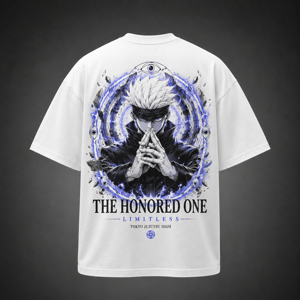 Gojo Satoru Jujutsu Kaisen Anime Graphic Tee - The Honored One