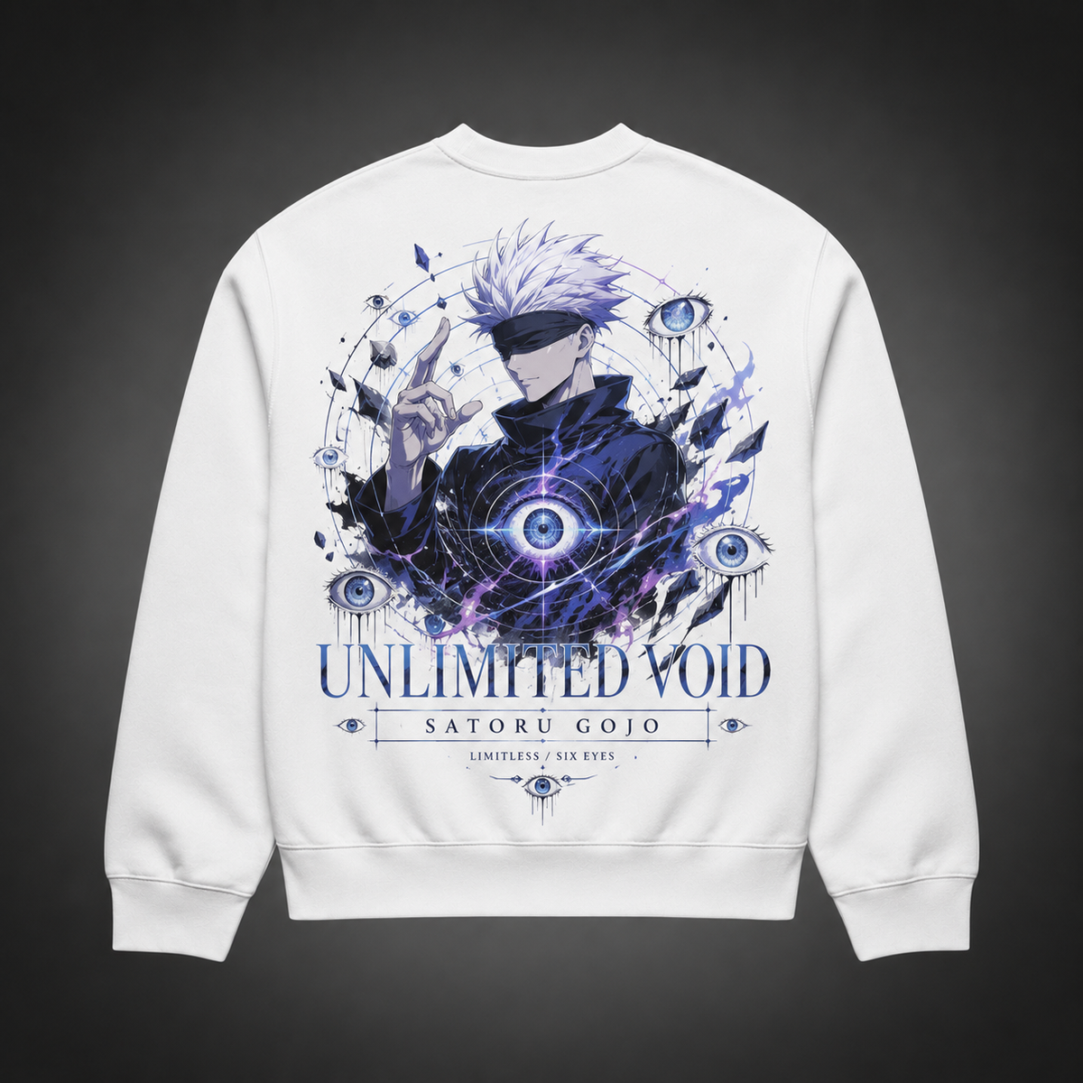 Gojo Satoru Jujutsu Kaisen Anime Sweatshirt - Unlimited Void