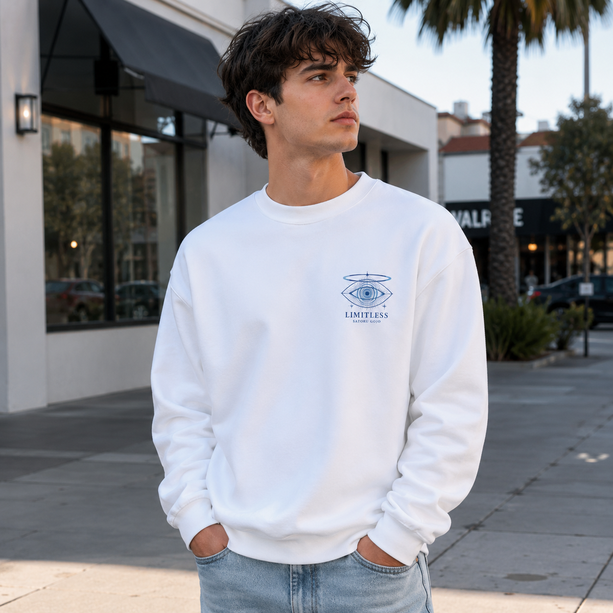 Gojo Satoru Jujutsu Kaisen Anime Sweatshirt - Unlimited Void