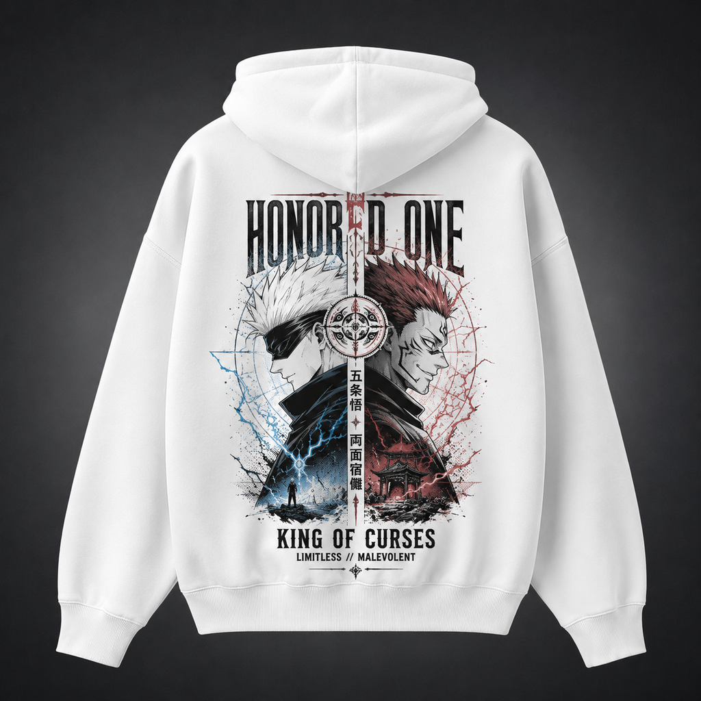 Gojo Satoru & Sukuna Jujutsu Kaisen Anime Hoodie - Honored One