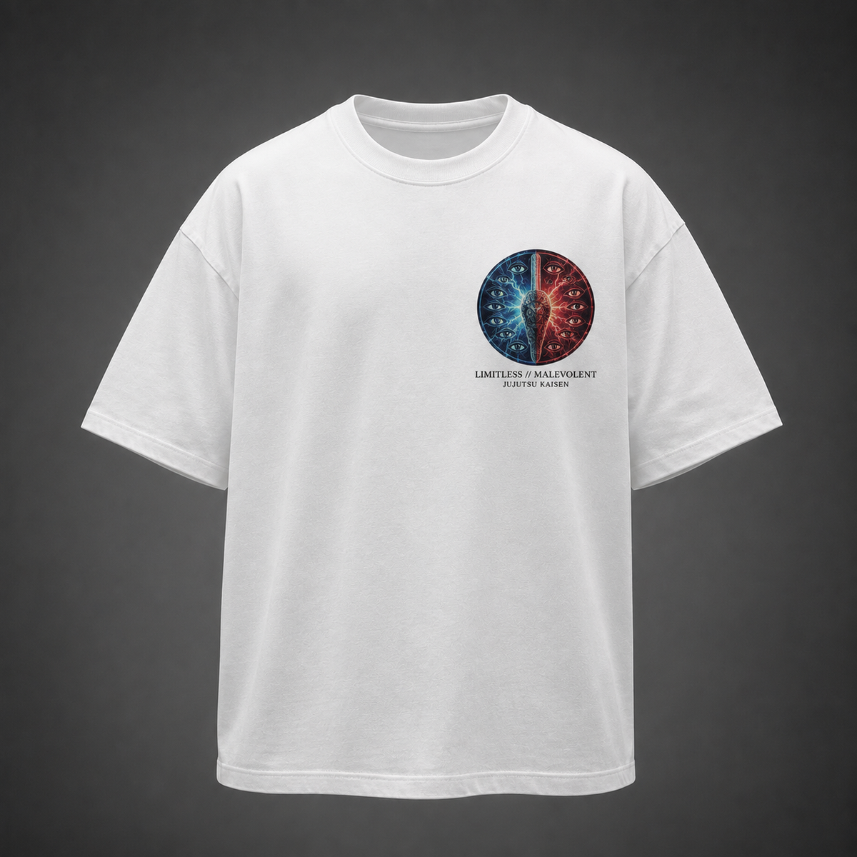 Gojo Satoru & Sukuna Jujutsu Kaisen Anime Graphic Tee - Limitless Malevolent - Style 07