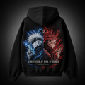 Gojo Satoru & Sukuna Jujutsu Kaisen Anime Hoodie - Limitless Vs Curses