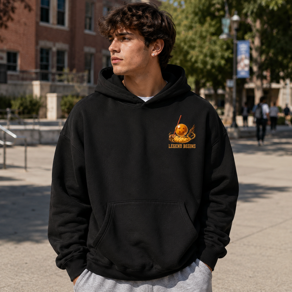Goku & Bulma Dragon Ball Anime Hoodie - Quest For The Seven