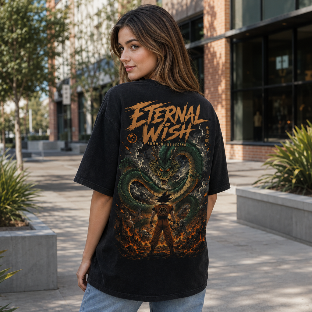 Goku Dragon Ball Anime Graphic Tee - Eternal Wish