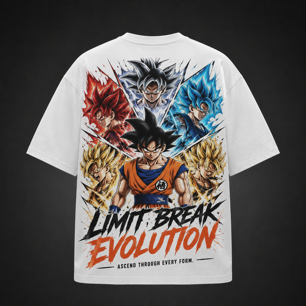 Goku Dragon Ball Anime Graphic Tee - Limit Break Evolution
