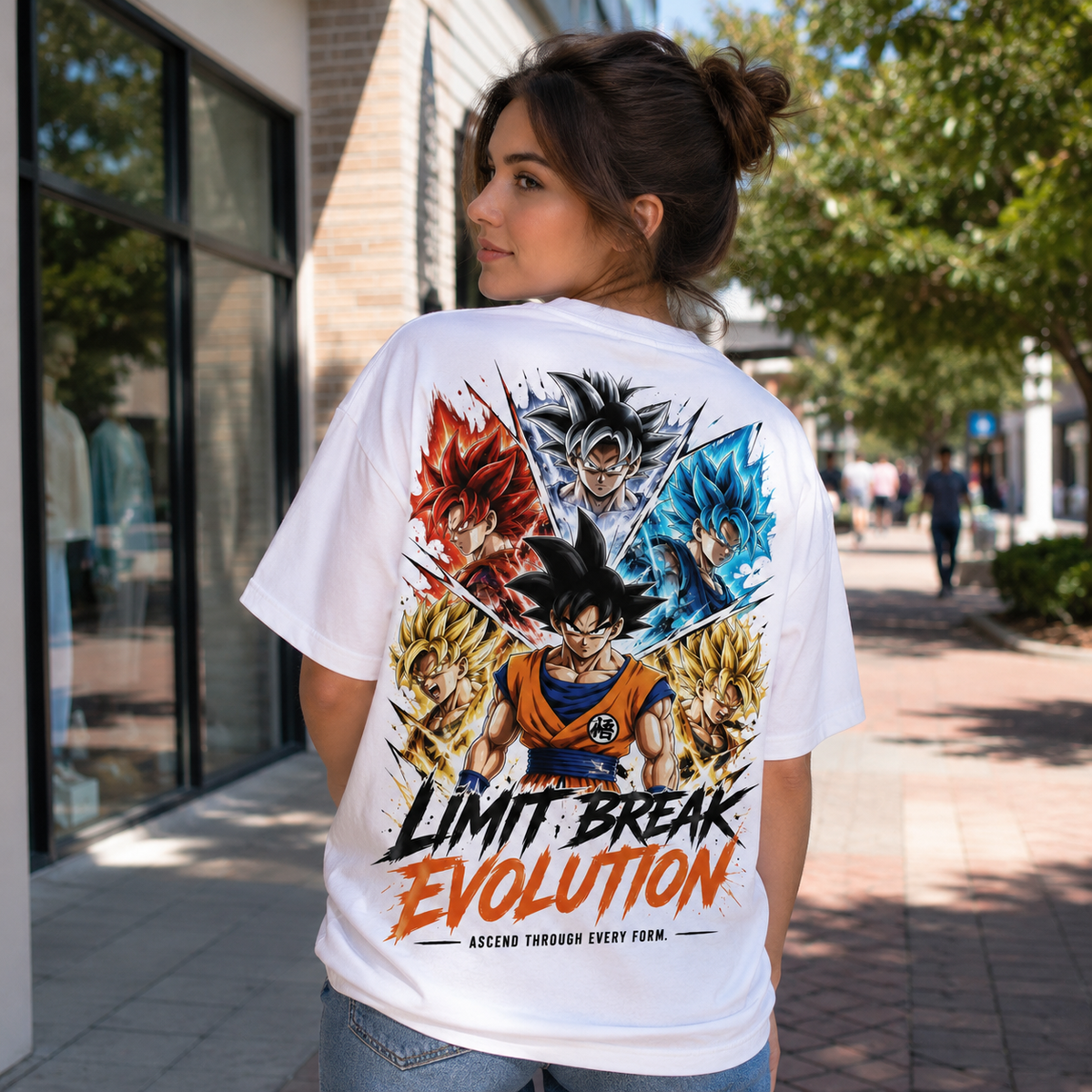 Goku Dragon Ball Anime Graphic Tee - Limit Break Evolution
