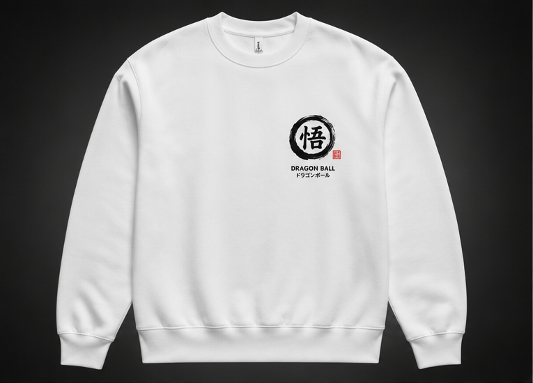 Goku Dragon Ball Anime Sweatshirt - Sumi-e Warrior