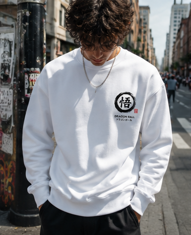 Goku Dragon Ball Anime Sweatshirt - Sumi-e Warrior