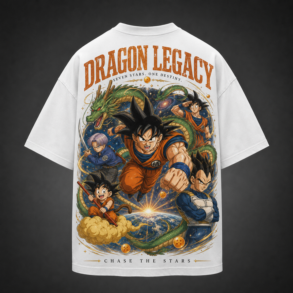 Goku & Vegeta Dragon Ball Anime Graphic Tee - Dragon Legacy