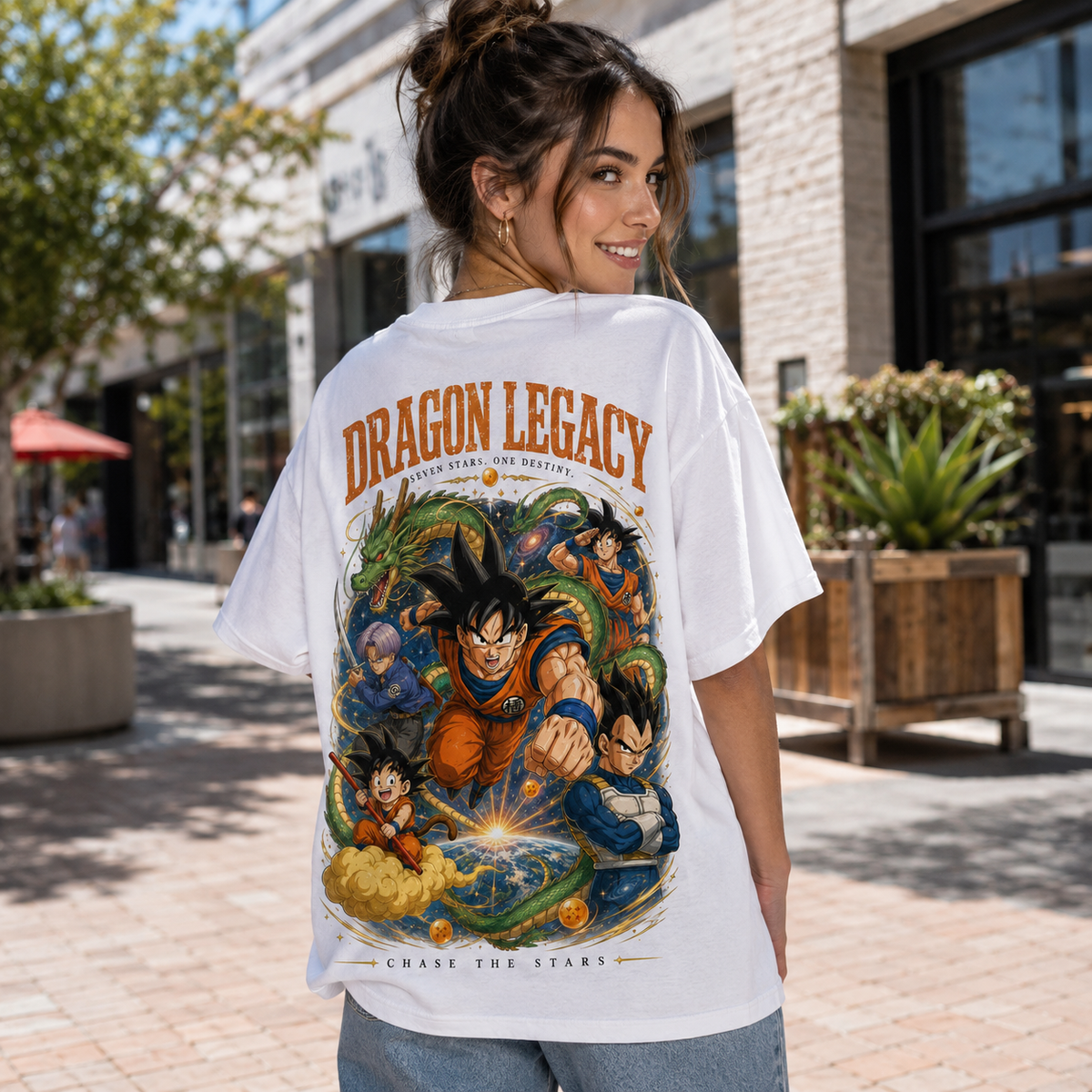 Goku & Vegeta Dragon Ball Anime Graphic Tee - Dragon Legacy