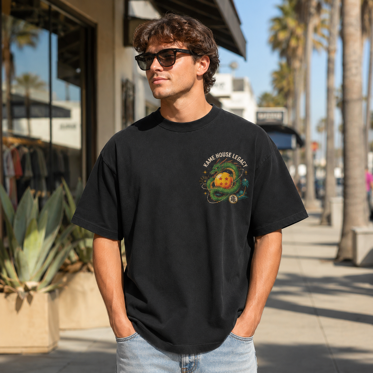 Goku & Vegeta Dragon Ball Anime Graphic Tee - Kame House Legacy
