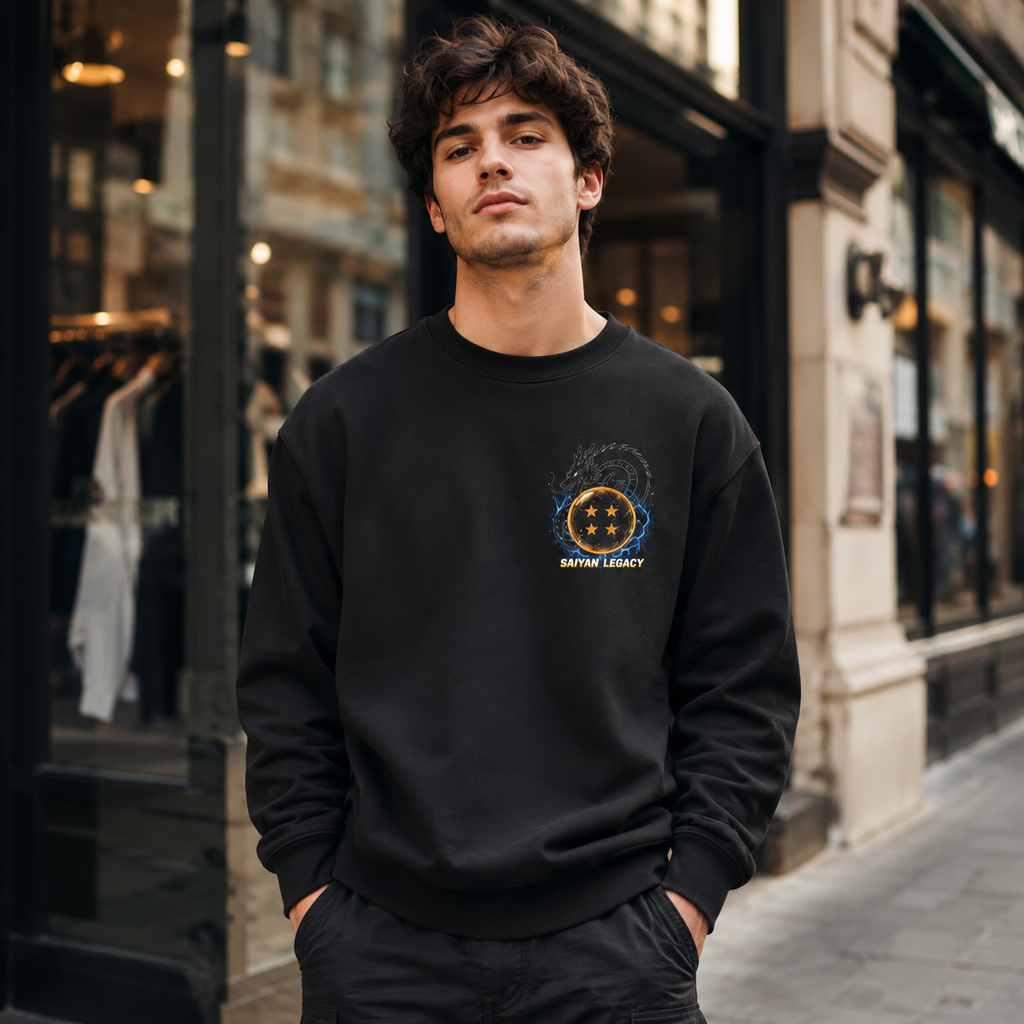 Goku & Vegeta Dragon Ball Anime Sweatshirt - Saiyan Legacy