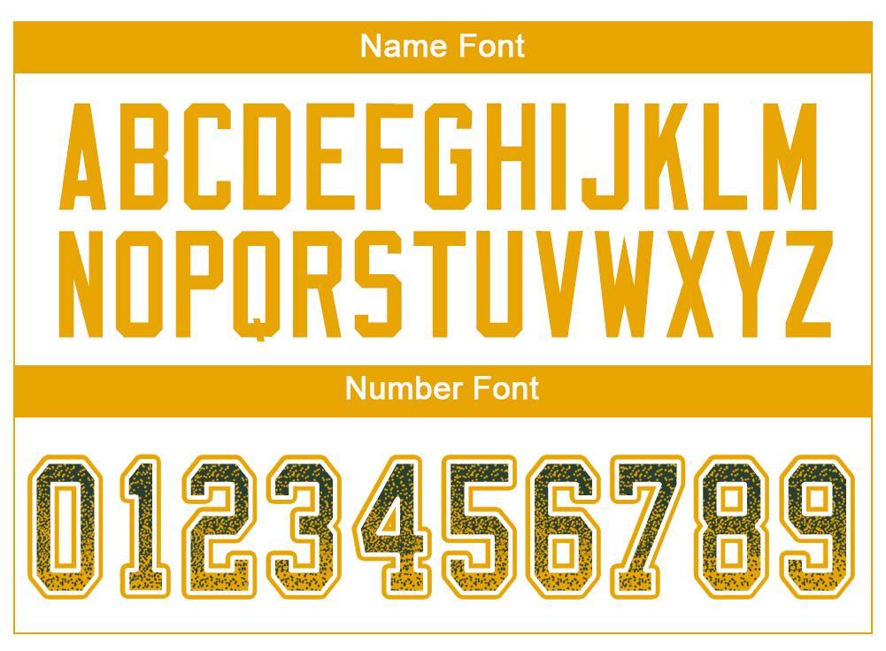 Custom Football Jersey - Green Gold-White Drift Fashion