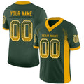 Custom Football Jersey - Green Gold-White Drift Fashion