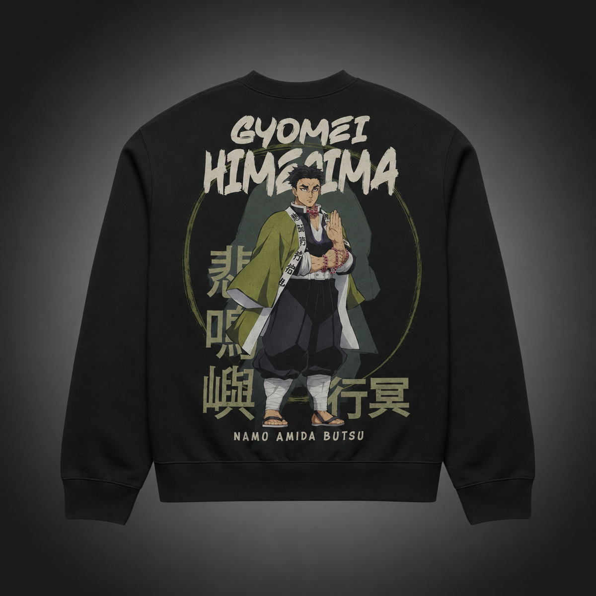 Gyomei Himejima Demon Slayer Anime Sweatshirt - Stone Hashira Prayer