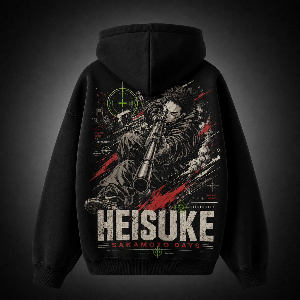 Heisuke Mashimo Sakamoto Days Anime Hoodie - Clear Shot