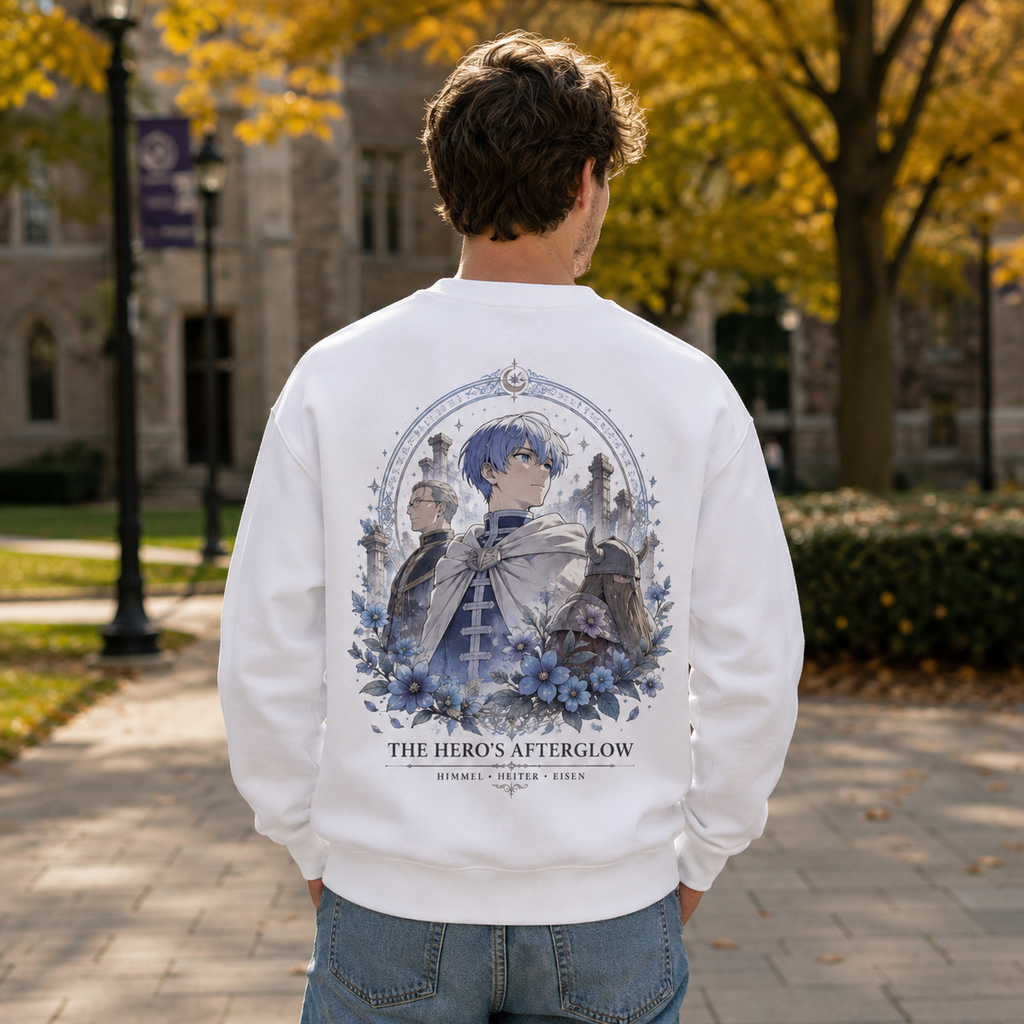 Himmel, Heiter, Eisen Frieren Anime Sweatshirt - Hero's Afterglow