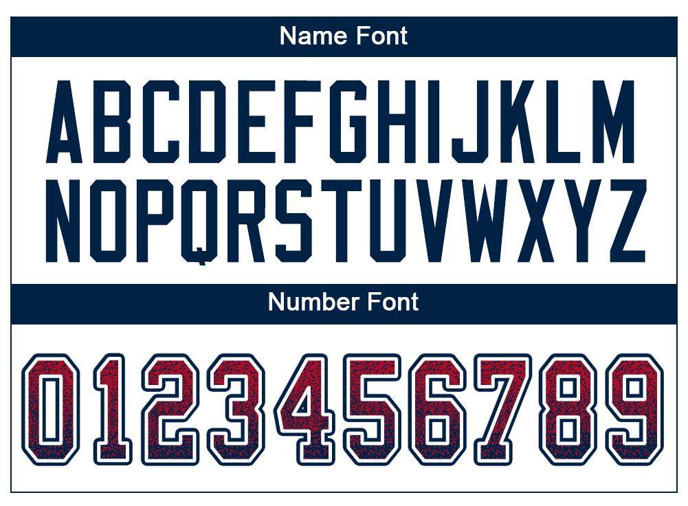 Custom Football Jersey - Red Navy-White Drift Fashion
