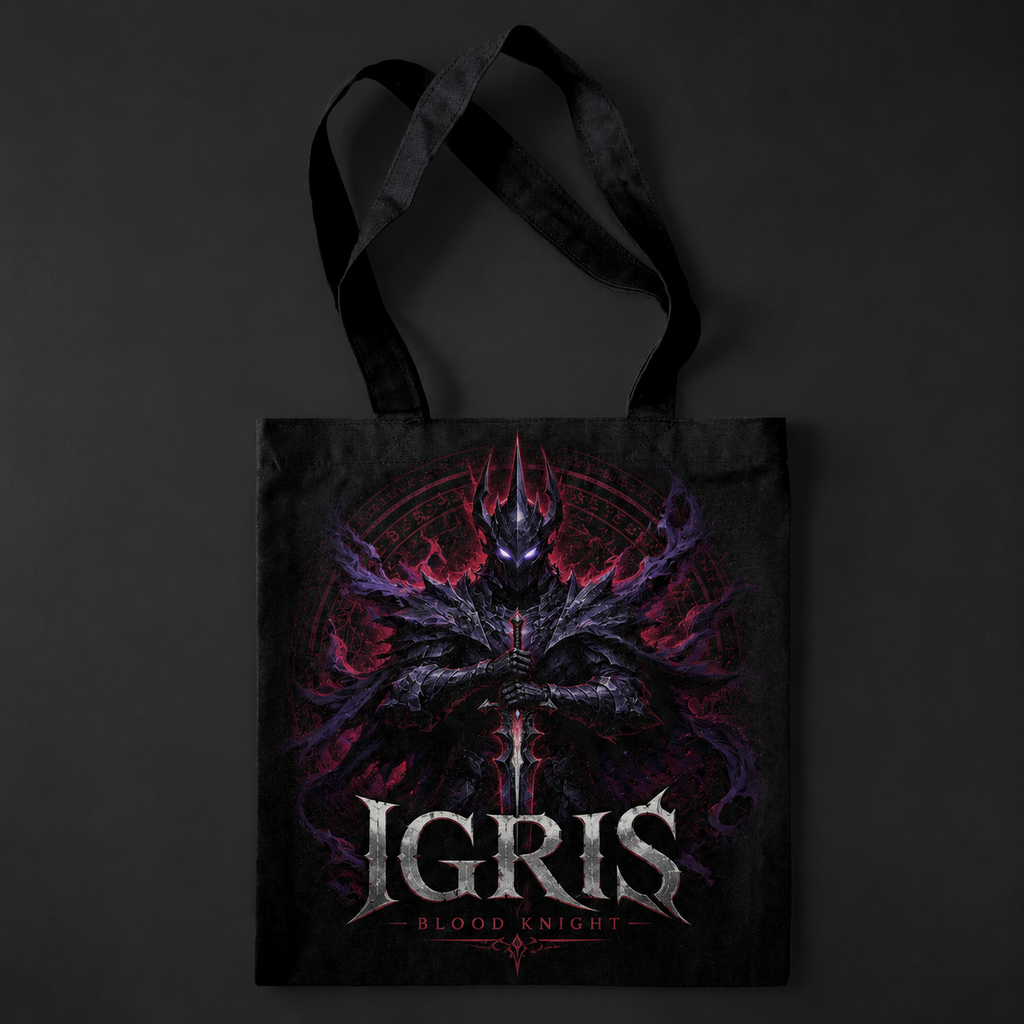 Igris Solo Leveling Anime Canvas Tote Bag - Igris Blood Knight