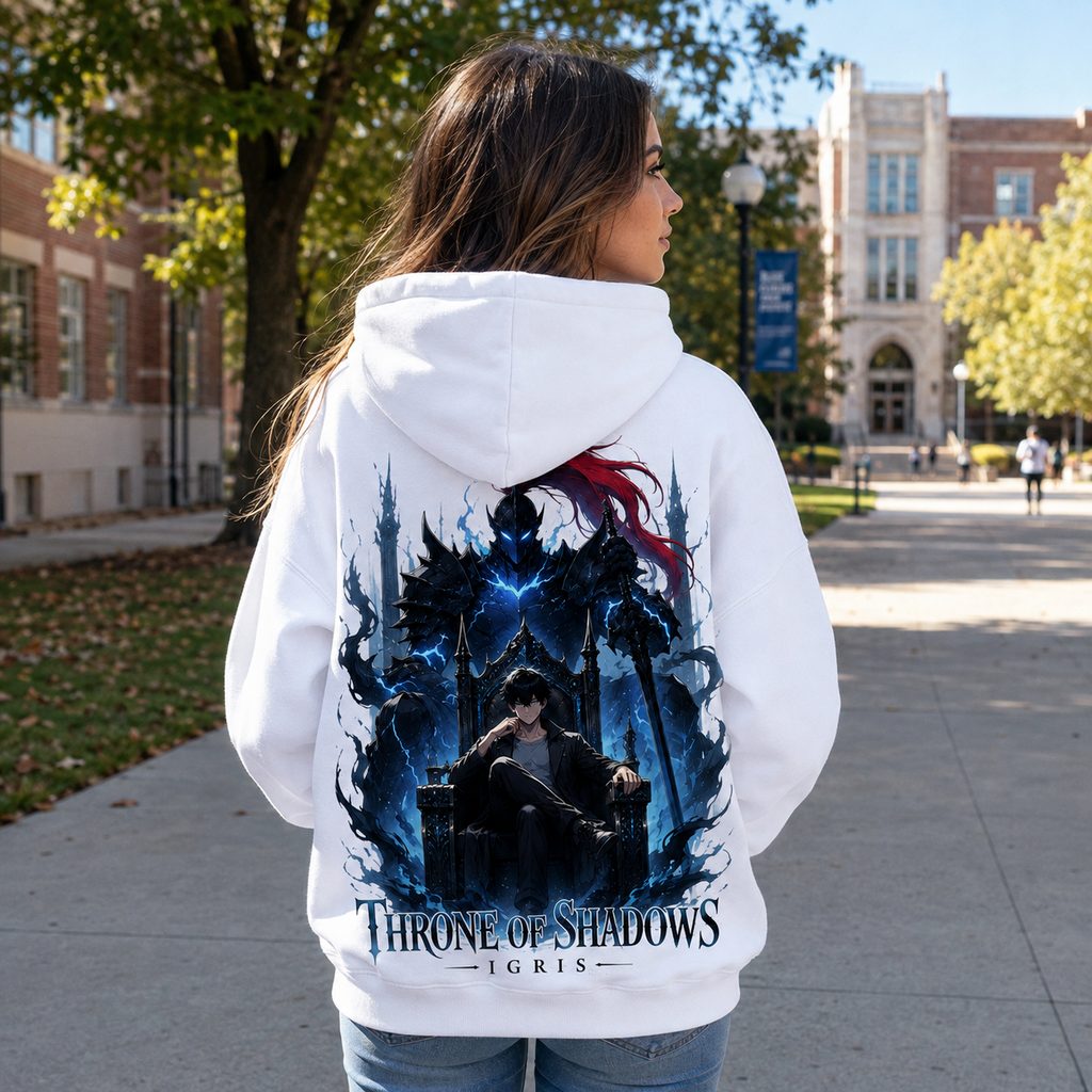 Igris Solo Leveling Anime Hoodie - Throne Of Shadows
