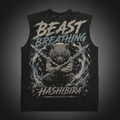 Inosuke Hashibira Demon Slayer Anime Tank Top - Beast Breathing Acid Wash Vest