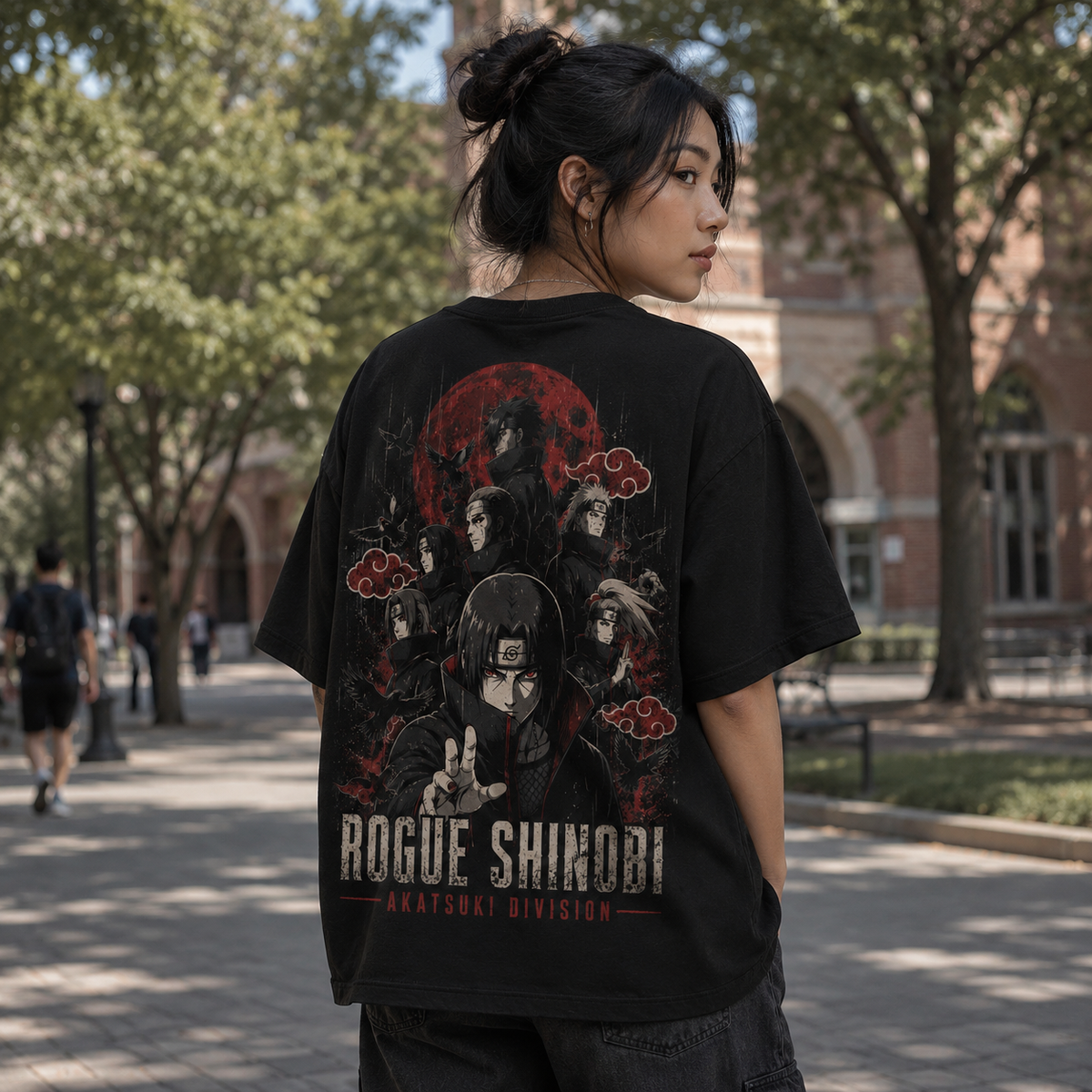 Itachi Uchiha Naruto Anime Graphic Tee - Akatsuki Division