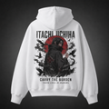 Itachi Uchiha Naruto Anime Hoodie - Carry The Burden