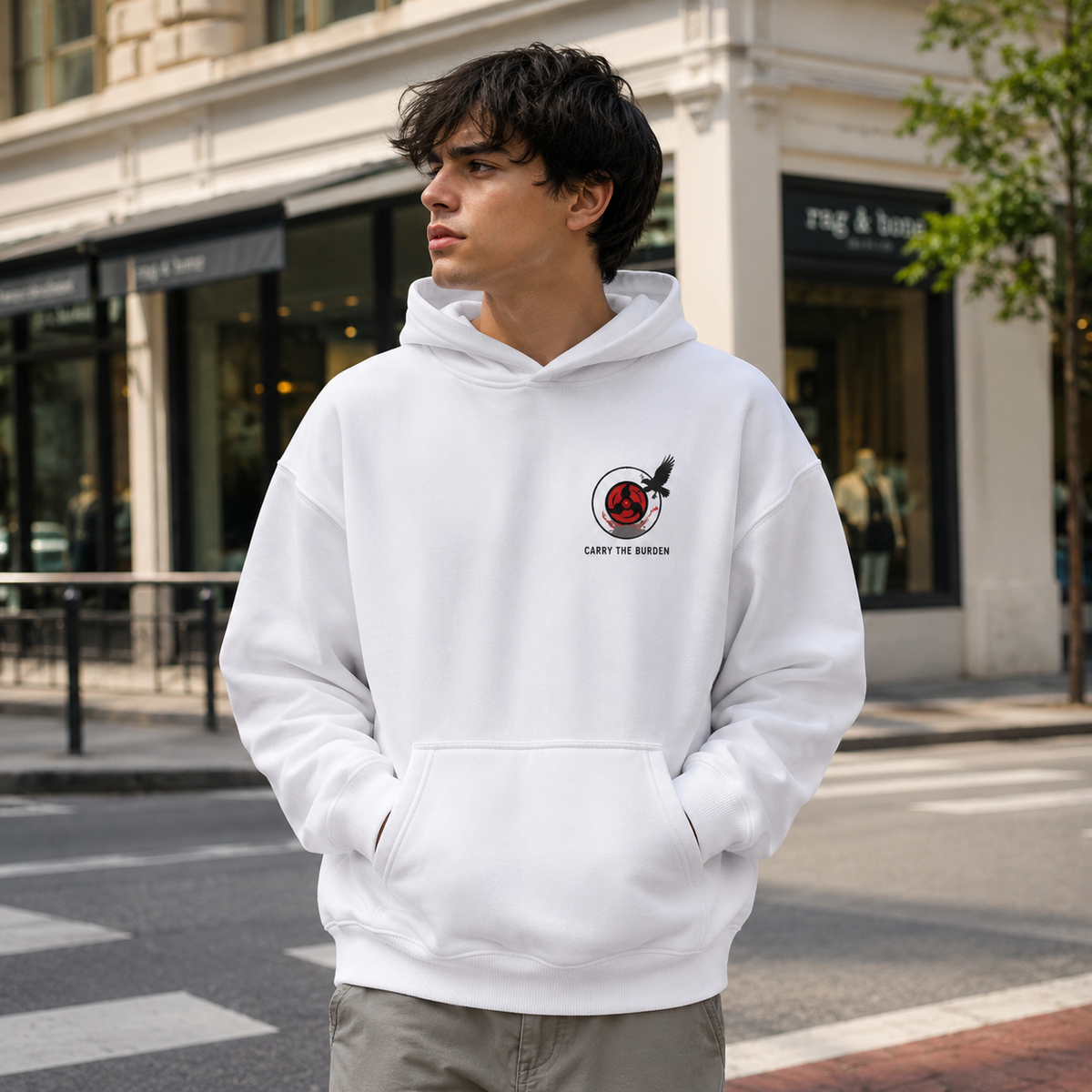 Itachi Uchiha Naruto Anime Hoodie - Carry The Burden