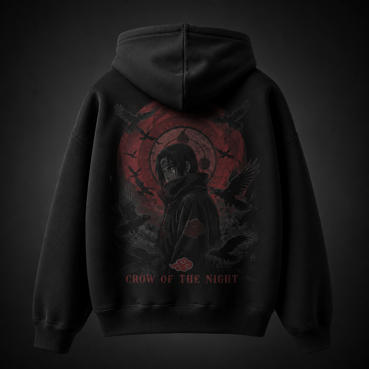 Itachi Uchiha Naruto Anime Hoodie - Crow Of The Night