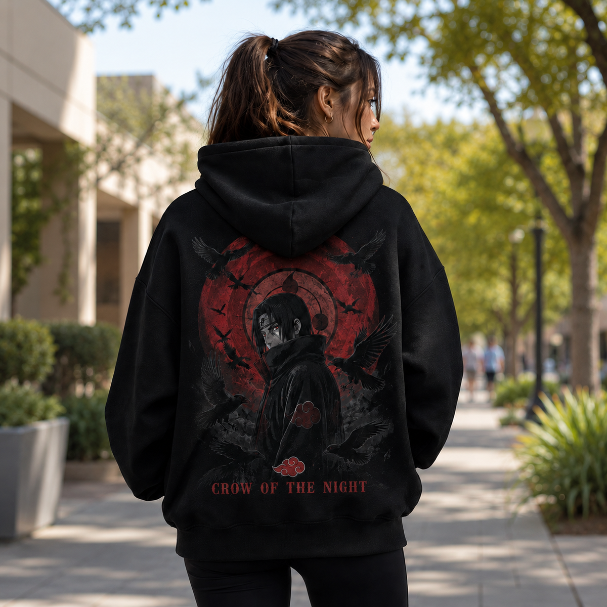 Itachi Uchiha Naruto Anime Hoodie - Crow Of The Night