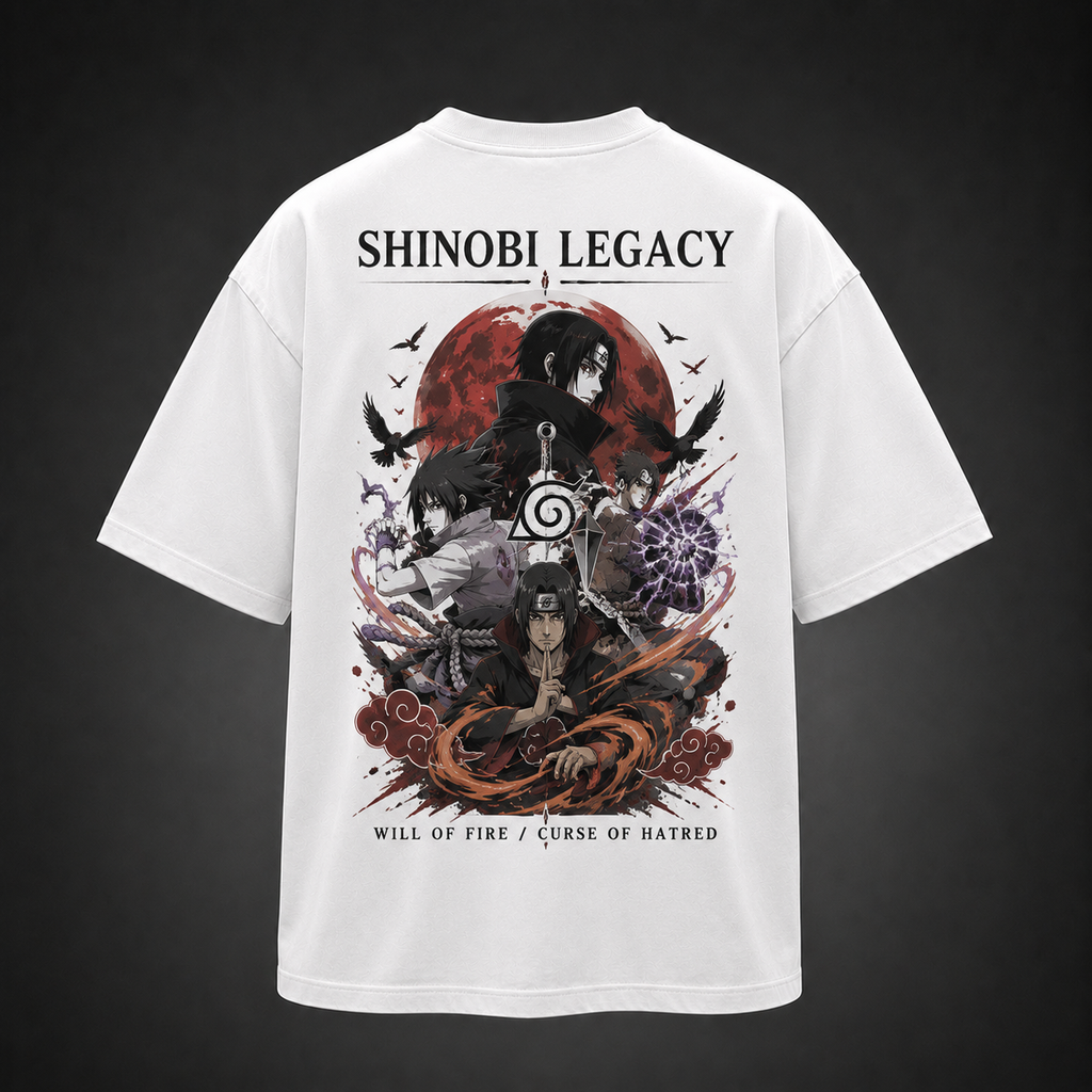Itachi Uchiha Naruto Anime Graphic Tee - Curse Of Hatred