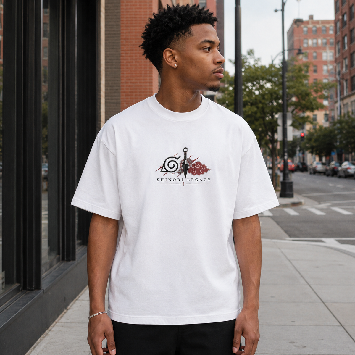 Itachi Uchiha Naruto Anime Graphic Tee - Curse Of Hatred
