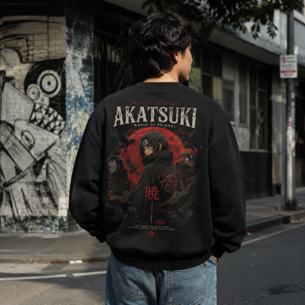 Itachi Uchiha Naruto Anime Sweatshirt - Rogue Shinobi Akatsuki