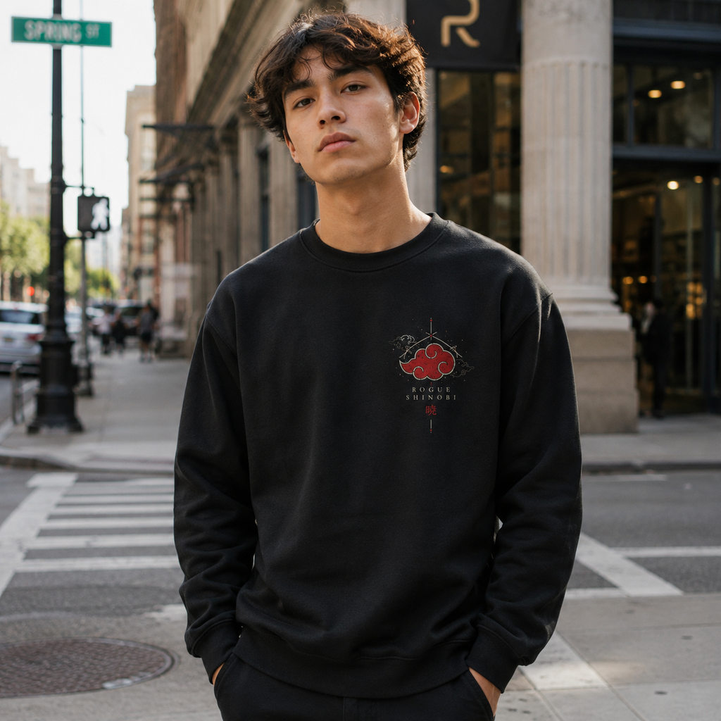 Itachi Uchiha Naruto Anime Sweatshirt - Rogue Shinobi Akatsuki
