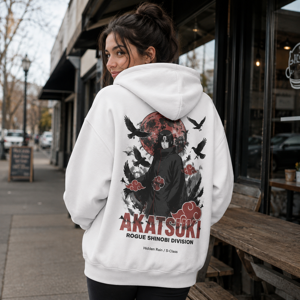 Itachi Uchiha Naruto Anime Hoodie - Rogue Shinobi Division