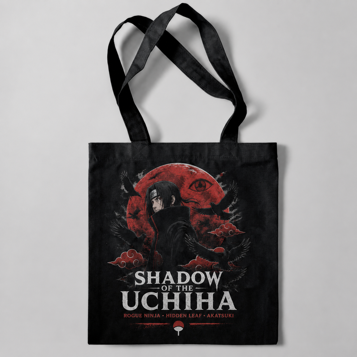 Itachi Uchiha Naruto Anime Canvas Tote Bag - Shadow Of The Uchiha