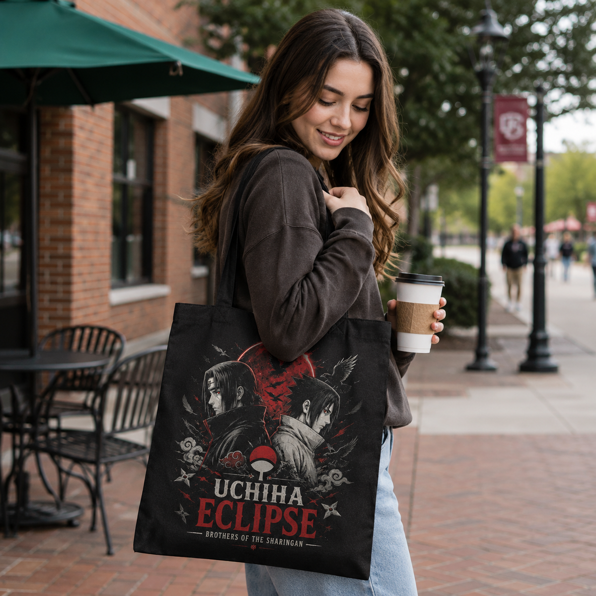 Itachi Uchiha Naruto Anime Canvas Tote Bag - Uchiha Eclipse
